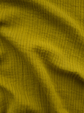 Organic Cotton Yarn Dyed Double Gauze - Stripe - Avocado Organic Cotton Yarn Dyed Double Gauze - Stripe - Avocado