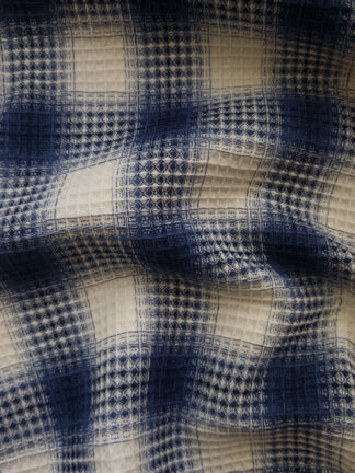 Yarn Dyed Organic Cotton Shirting - Oeko-Tex® - Japanese Import - Navy Yarn Dyed Organic Cotton Shirting - Oeko-Tex® - Japanese Import - Navy