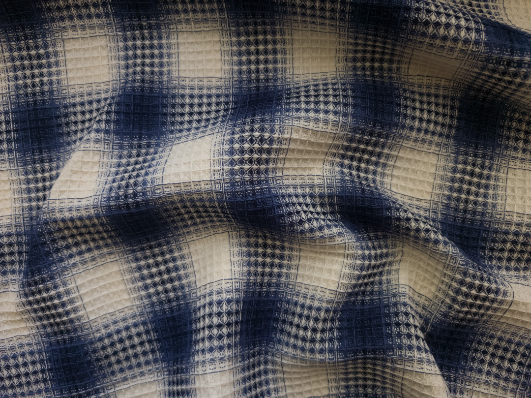 Yarn Dyed Organic Cotton Shirting - Oeko-Tex® - Japanese Import - Black/White Plaid Yarn Dyed Organic Cotton Shirting - Oeko-Tex® - Japanese Import - Black/White Plaid