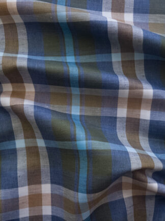 Yarn Dyed Organic Cotton Striped Poplin - Oeko-Tex® - Japanese Import - Grey/Gold Stripe Yarn Dyed Organic Cotton Striped Poplin - Oeko-Tex® - Japanese Import - Grey/Gold Stripe