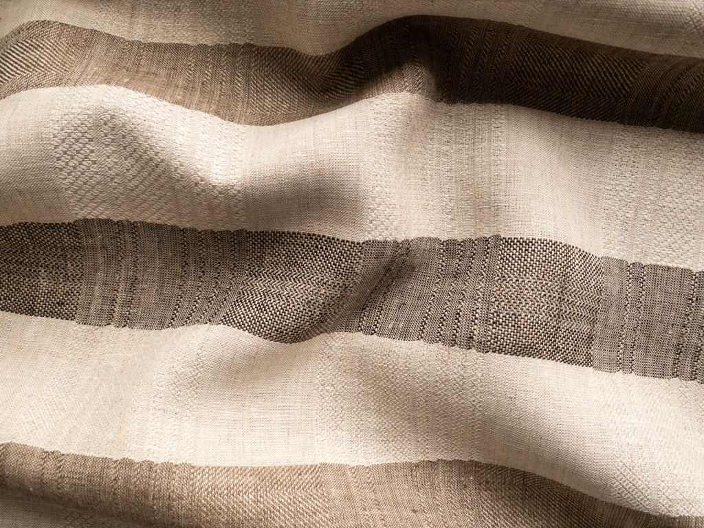 striped linen dress fabric Striped Linen Chambray Fabric AT-22-482