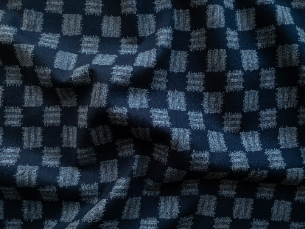 Japanese Cotton Sheeting – Ishidatami – Indigo