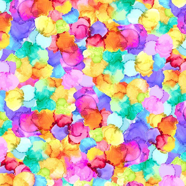 Quilting Cotton – Packed Petal – Multi