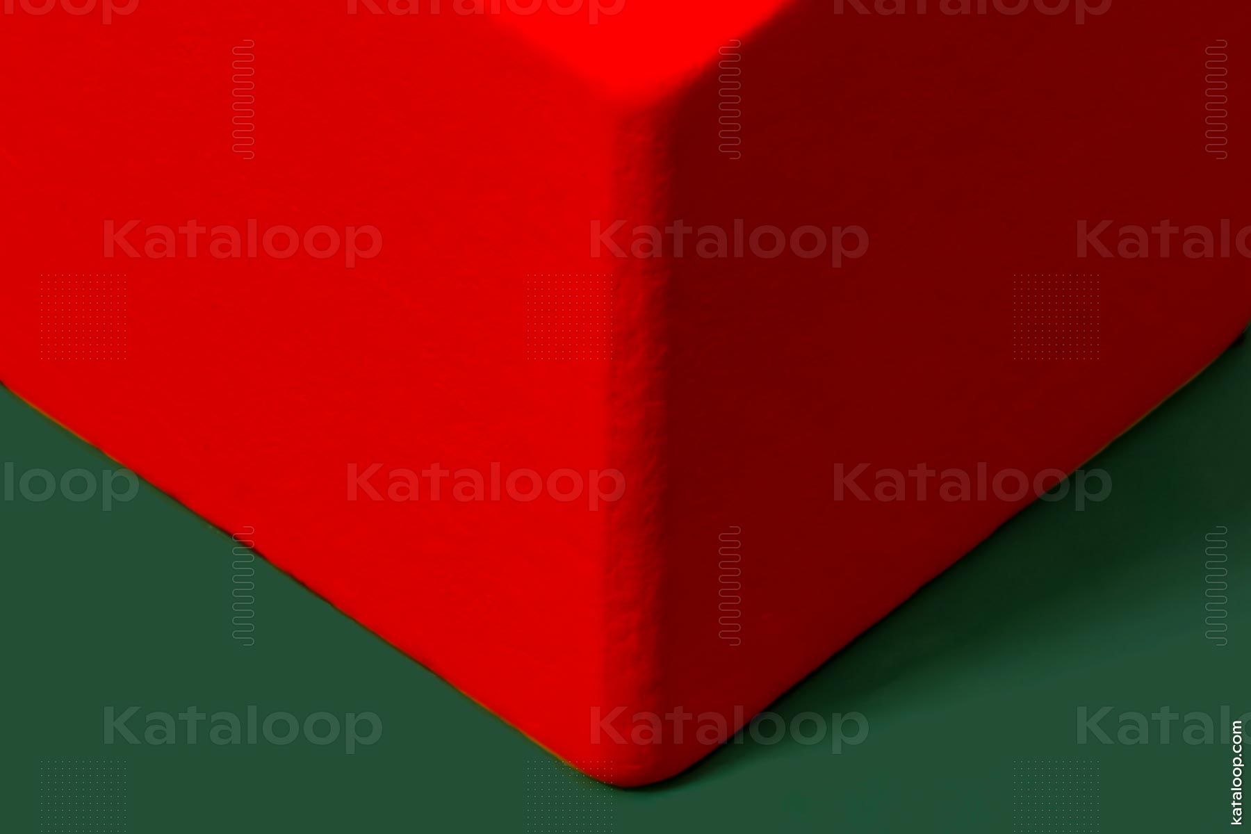 Pattern of Yellow Cubes with a Red Cube