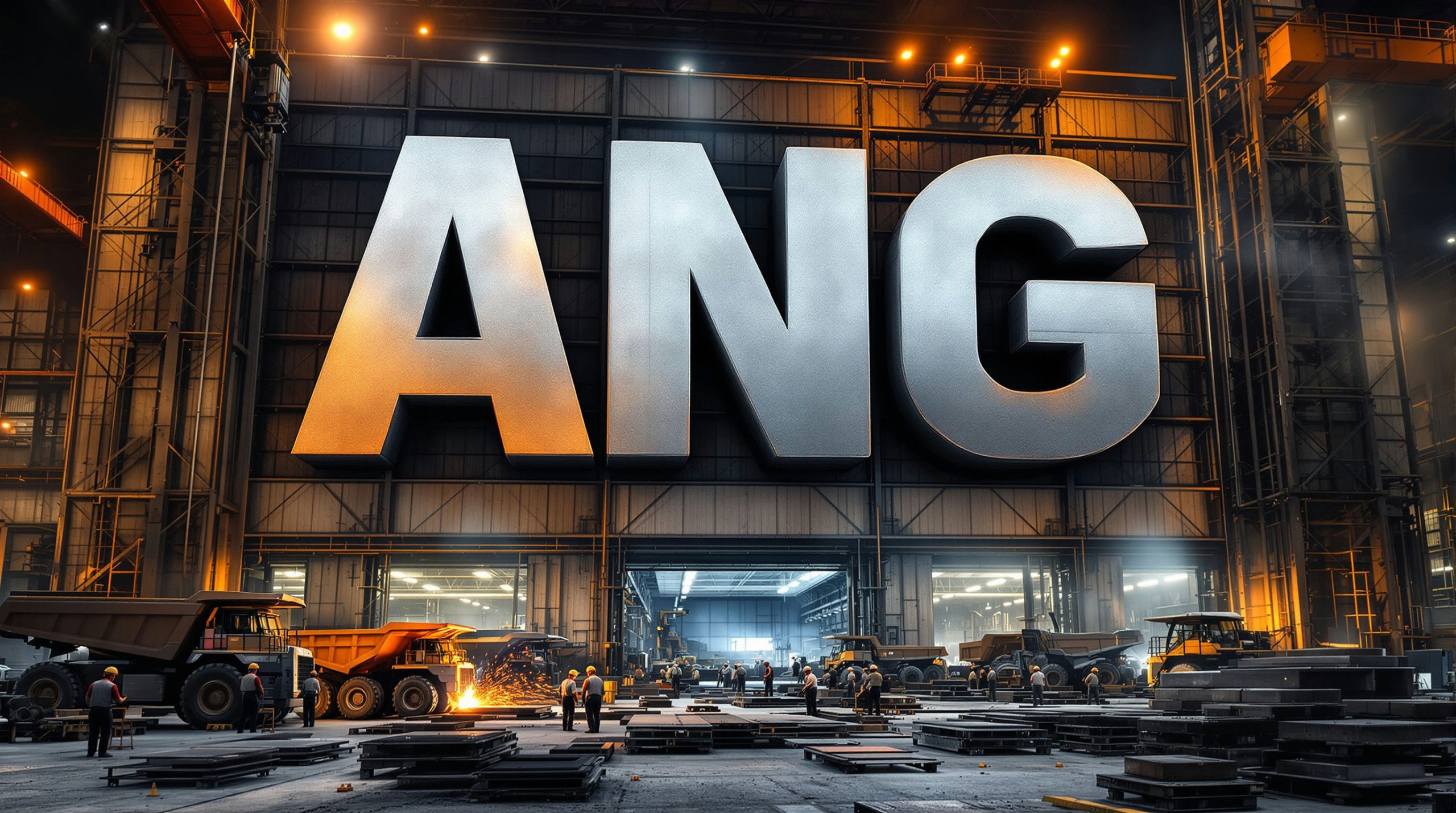 large letters in factory