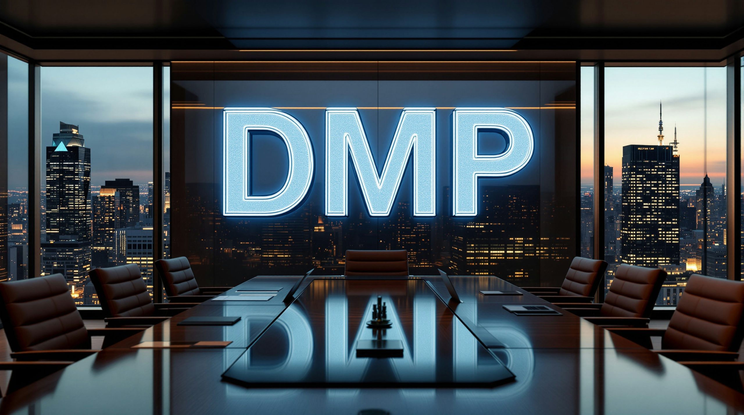 Office with DMP sign
