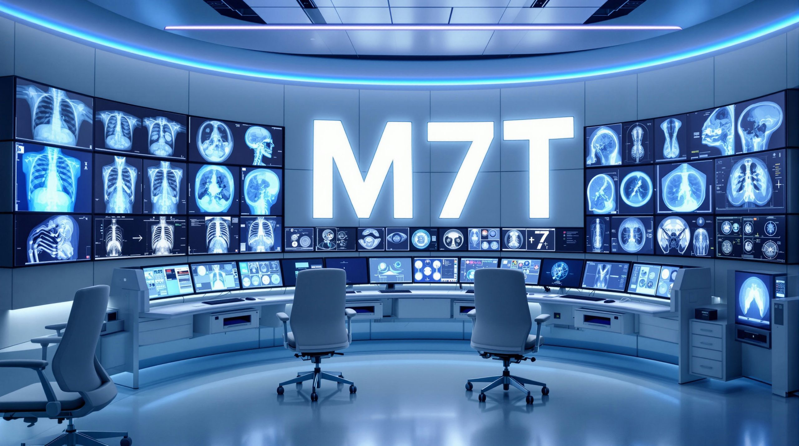 Futuristic medical imaging room