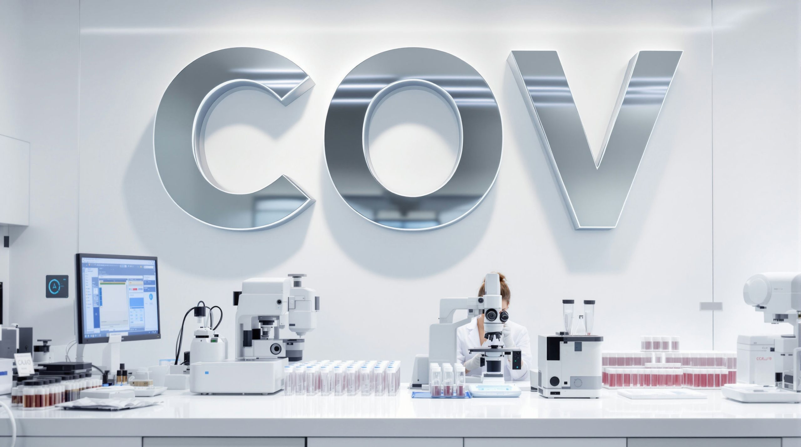 Laboratory with microscopes and equipment