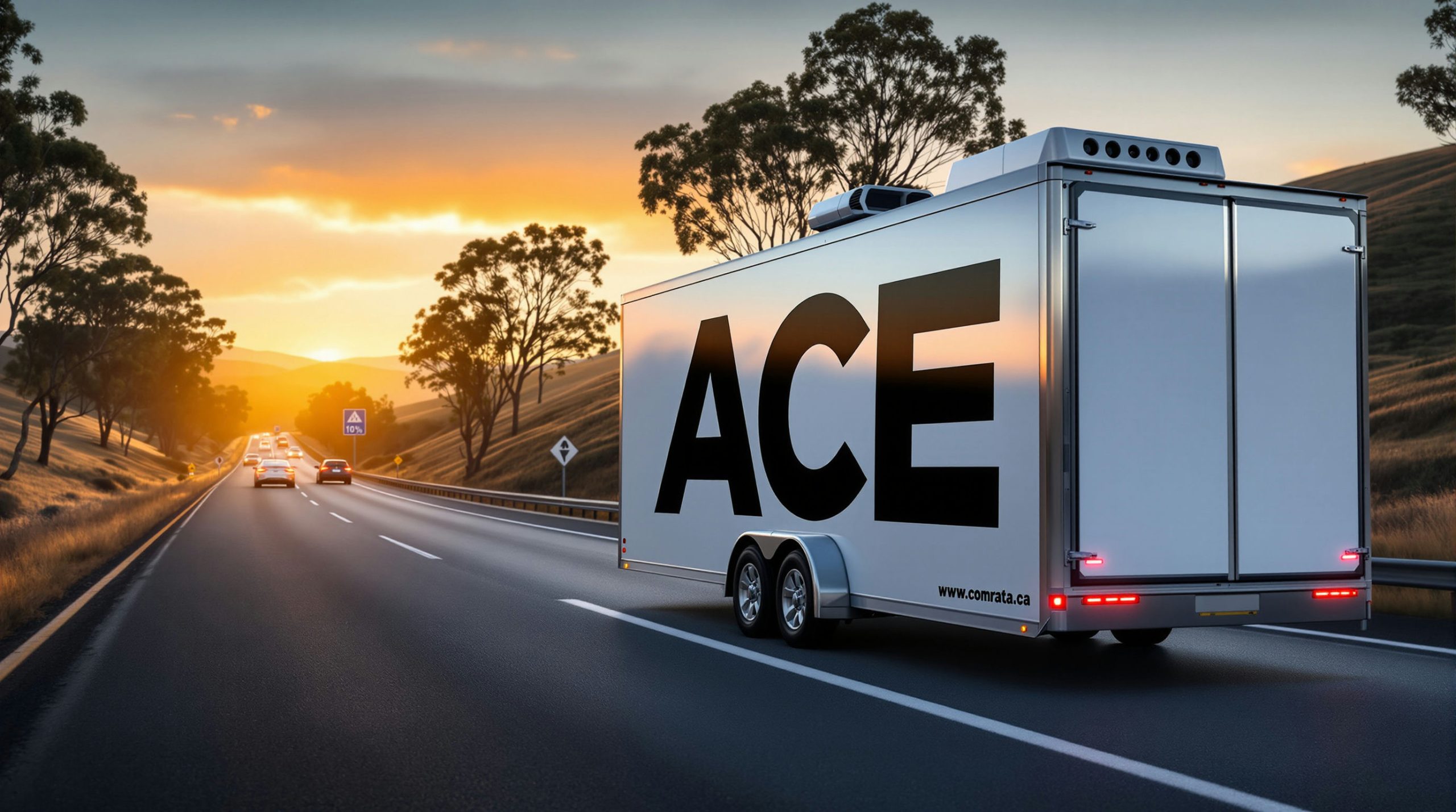Truck with ACE logo