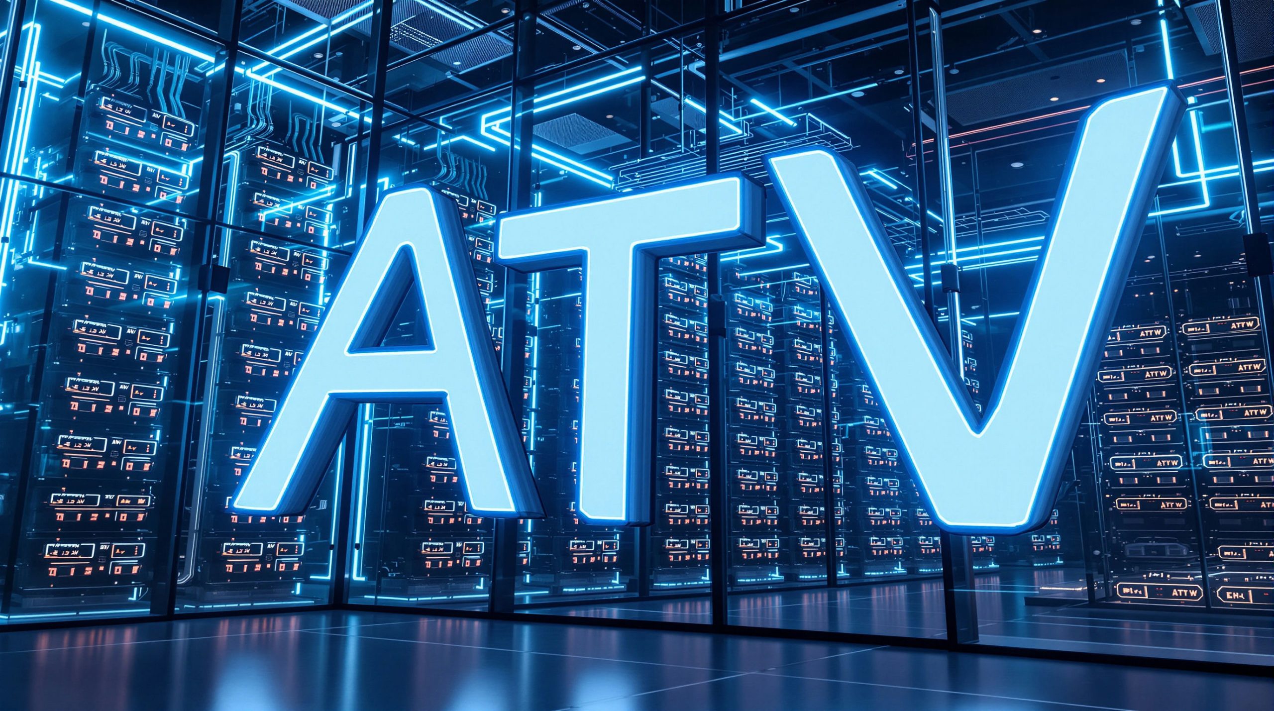 glowing ATV text servers