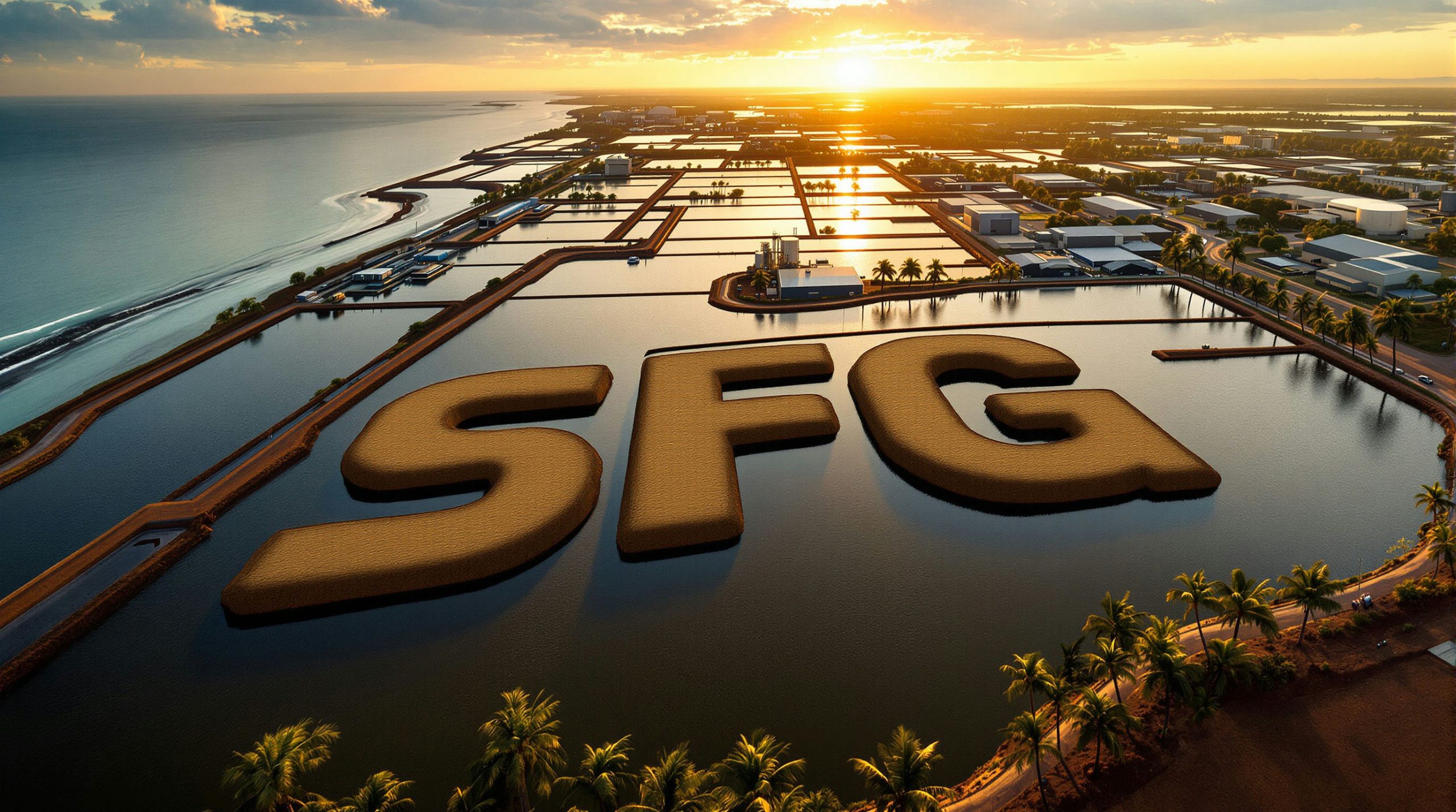 SFG letters in water