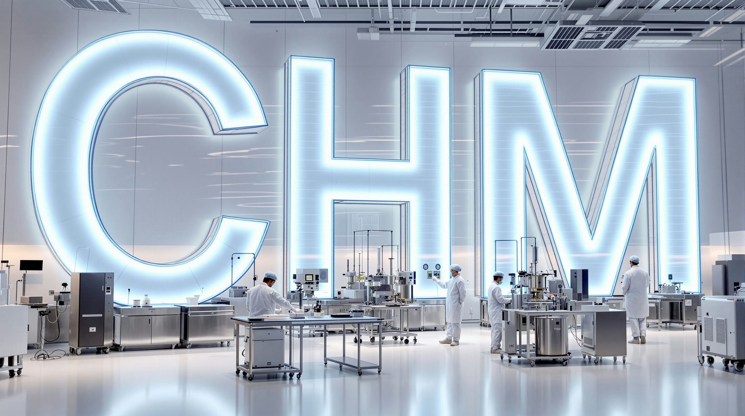 Scientists in modern lab