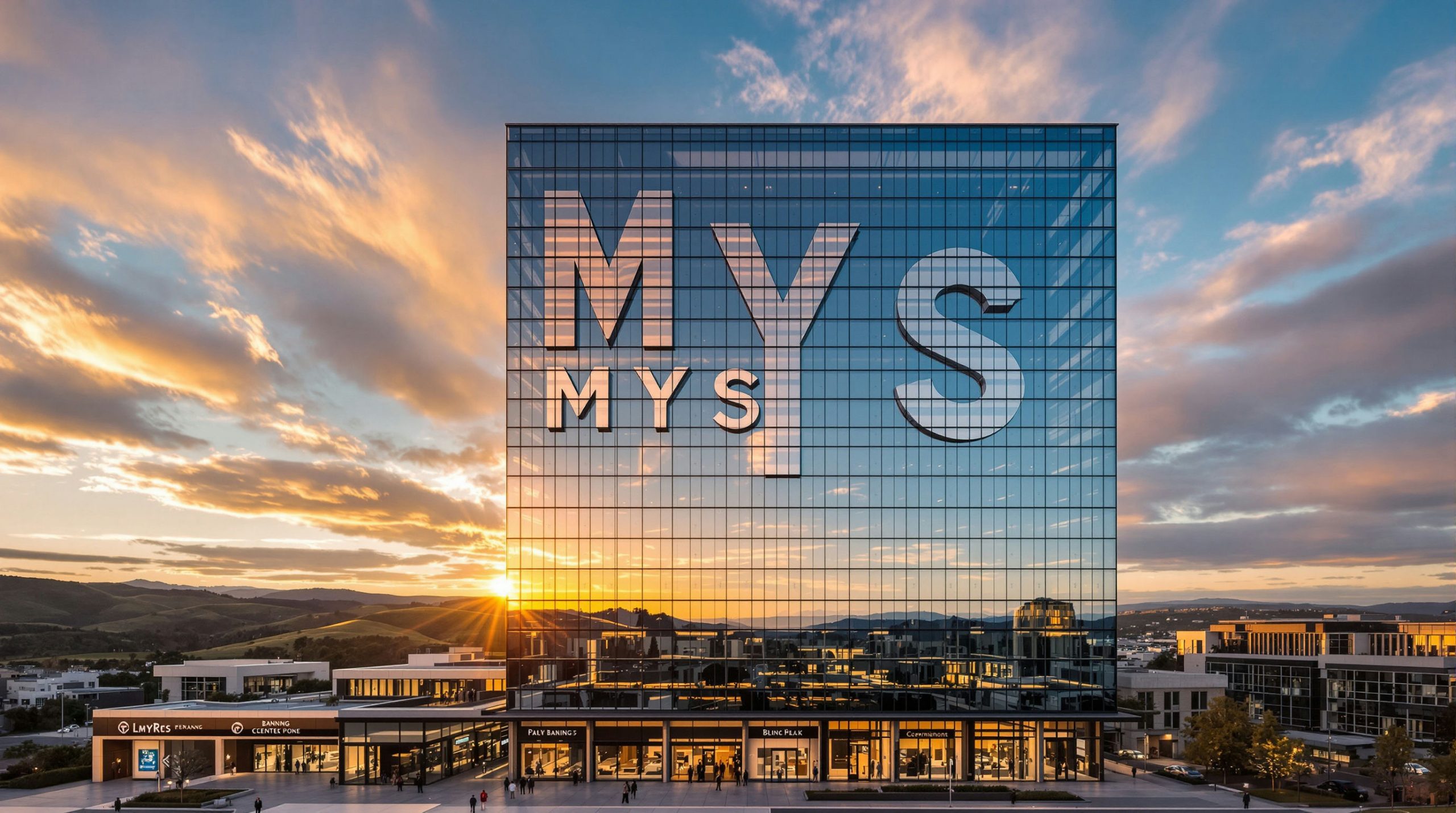 Building with MY reflected