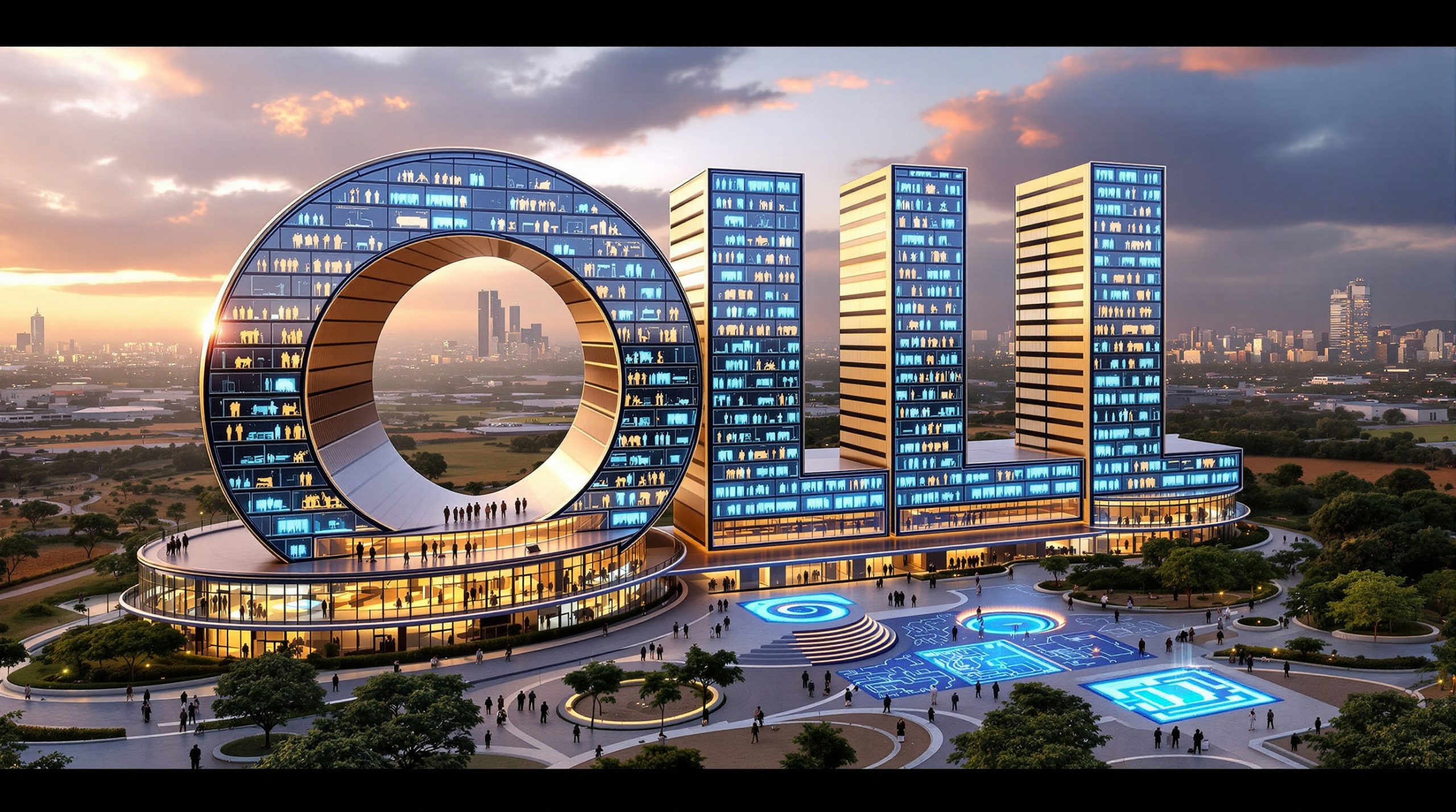 Creative skyscraper architecture