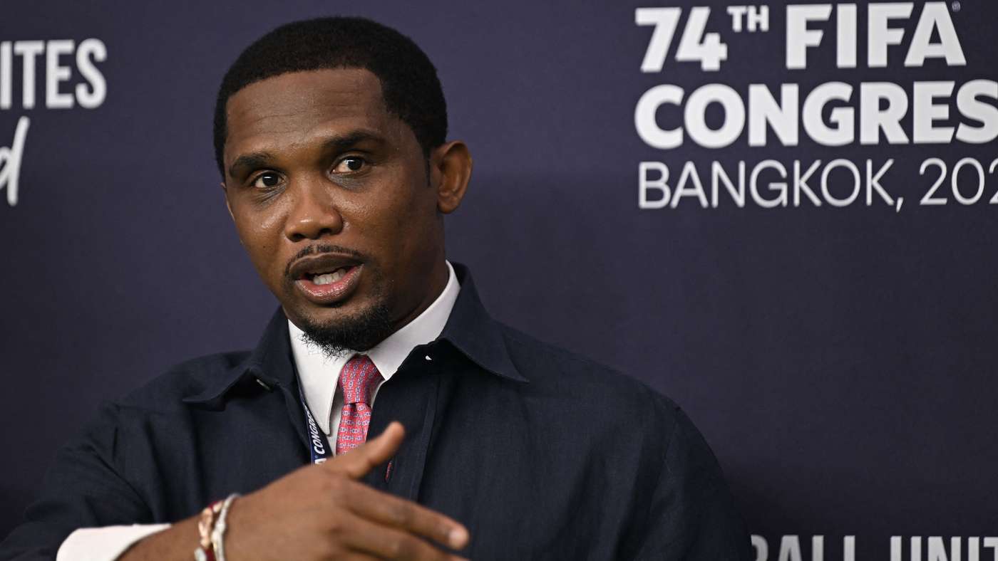 Samuel Eto'o emotional address after Cameroon’s AFCON 2025 exit