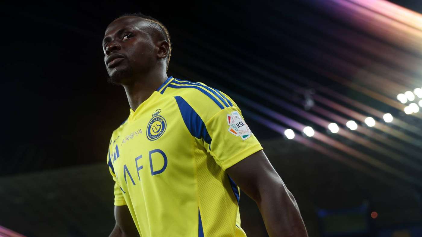 Sadio Mane scores for Al Nassr against Al Ittihad at Mrsool Park in Riyadh
