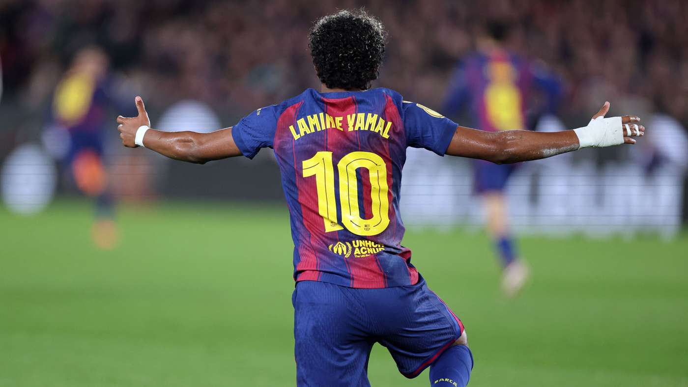 Lamine Yamal targets history as Barcelona surge at La Liga summit