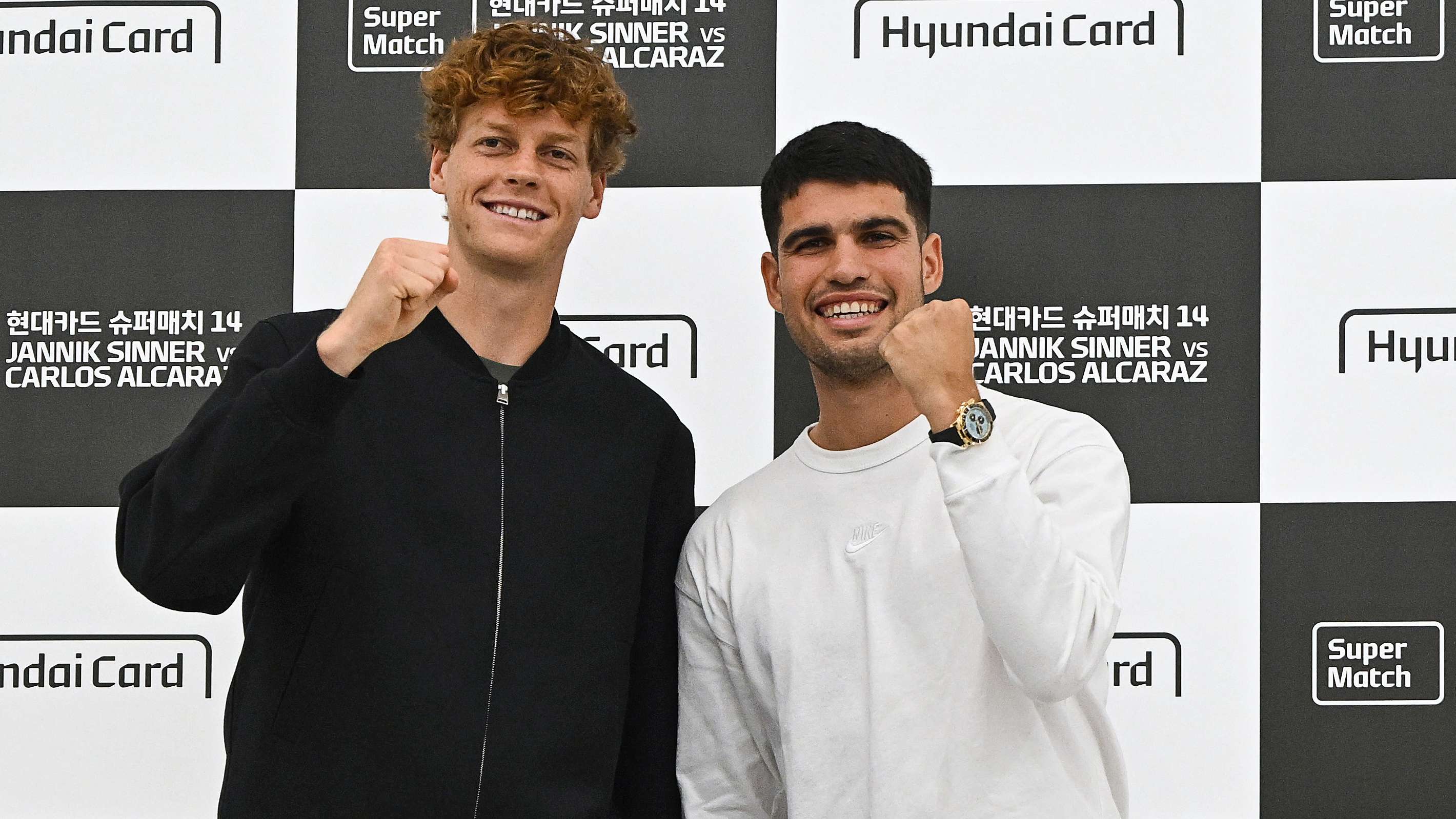 Carlos Alcaraz et Jannik Sinner envisagent un duo en double lors d’un exhibition en Corée du Sud