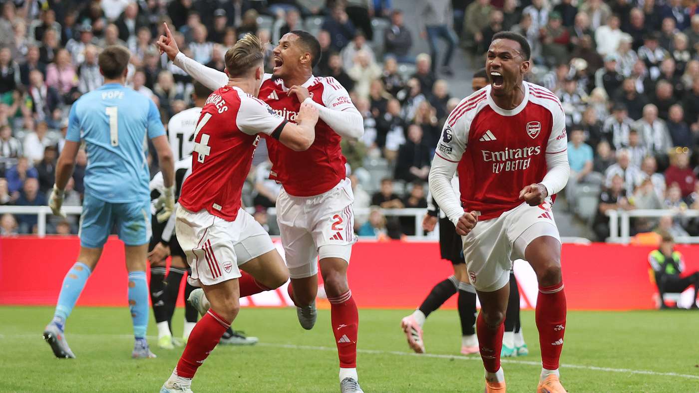 Arsenal contro Newcastle United: rimonta finale nella Premier League con Gabriel Magalhães