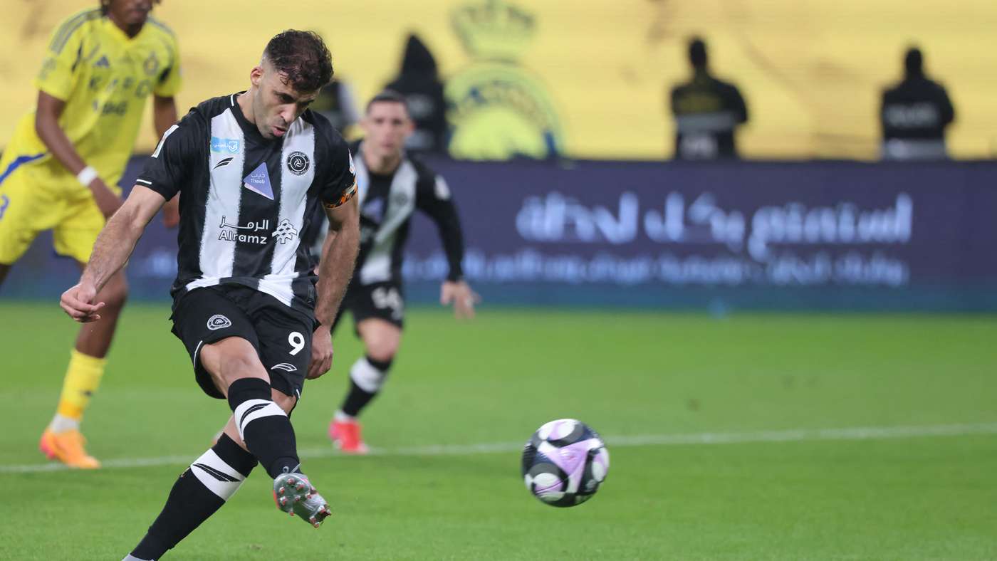 Hamdallah ritorna in azione nel campionato saudita con Shabab contro Al Akhdood