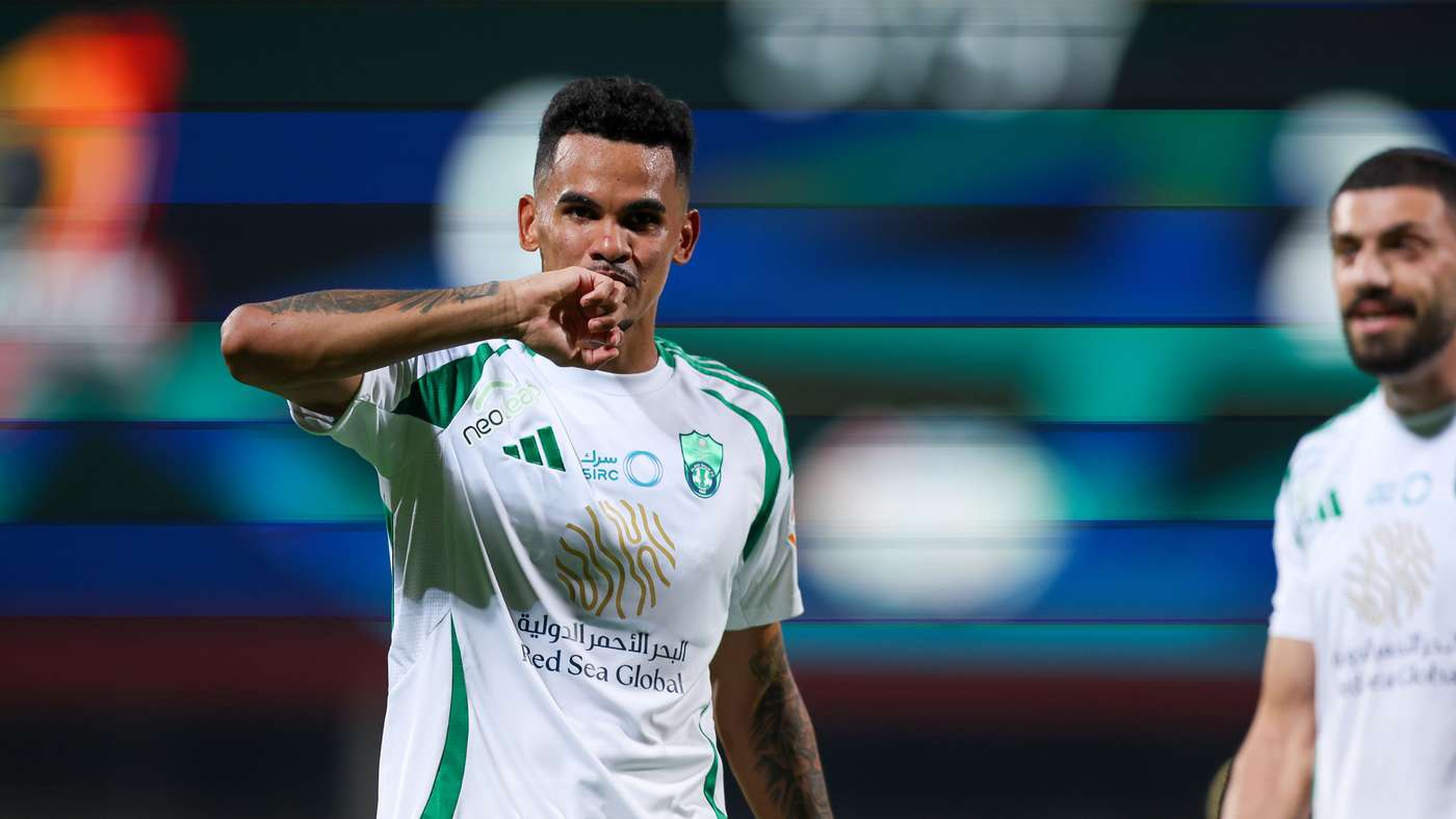 Galeno Al-Ahli Jeddah gol contro Qadisiyah in Saudi Pro League