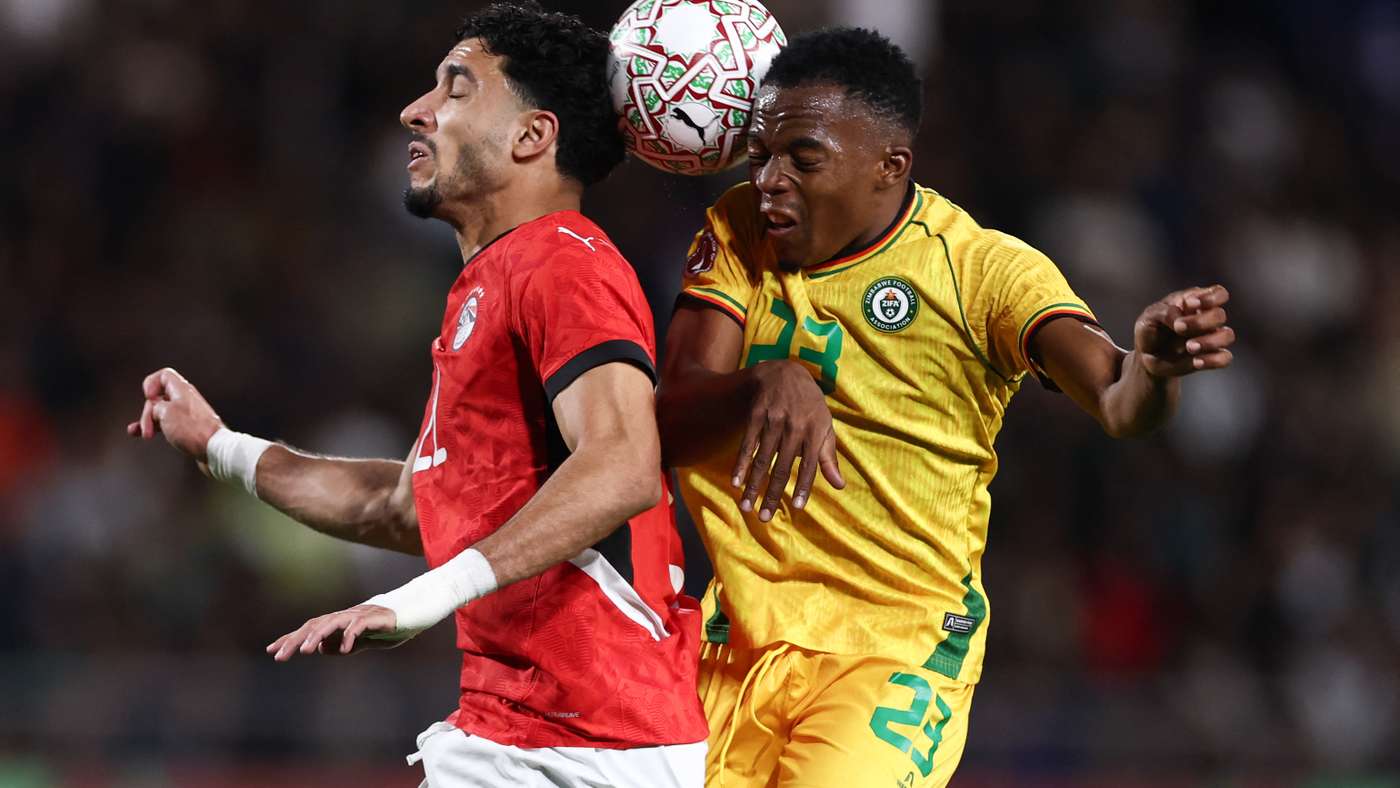 Foto di Marmoush e Salah nell’AFCON 2025 tra Egitto e Zimbabwe