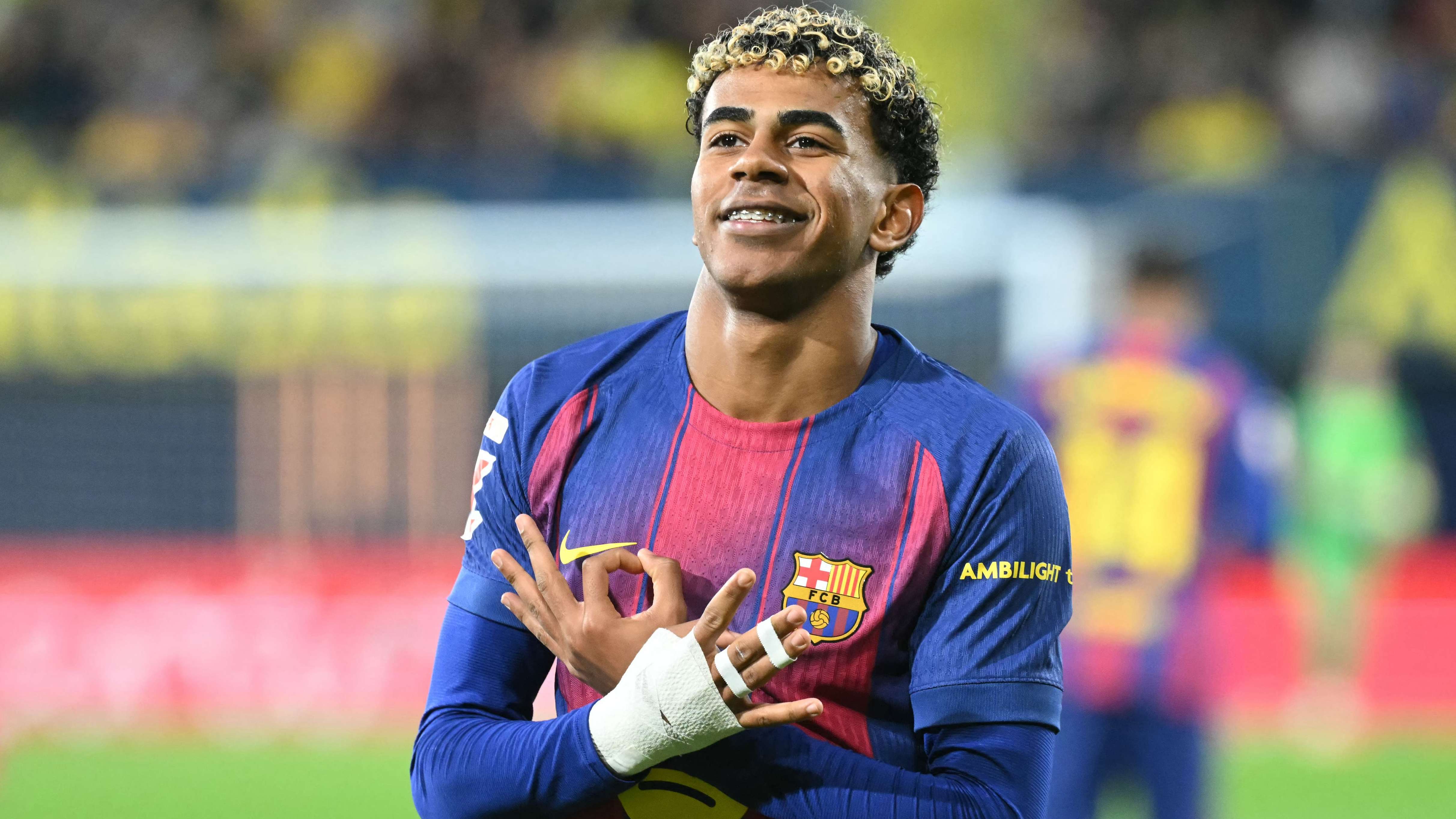 Derby Barcellona Espanyol con Yamal in attacco