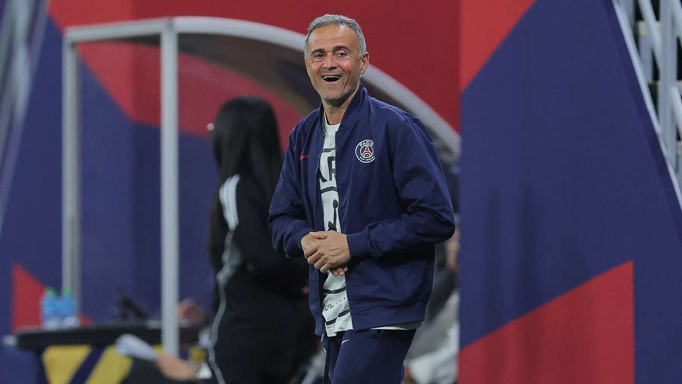 Louis Enrique PSG Marsiglia finale Supercoppa Francese Kuwait