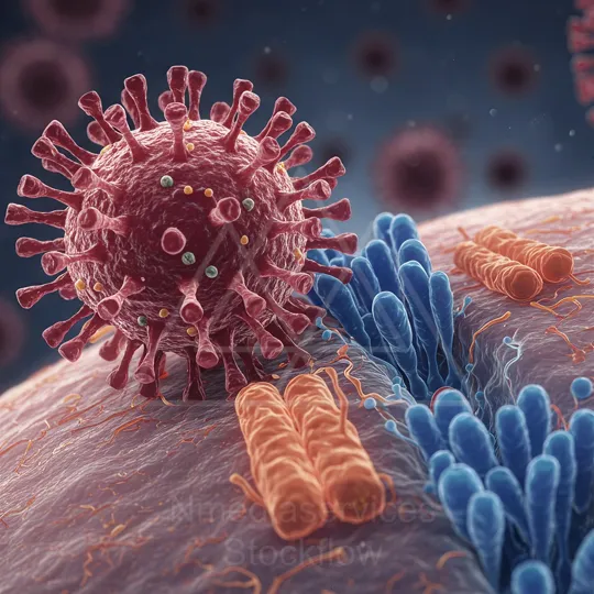 15 Micro 00 Virus on Membrane