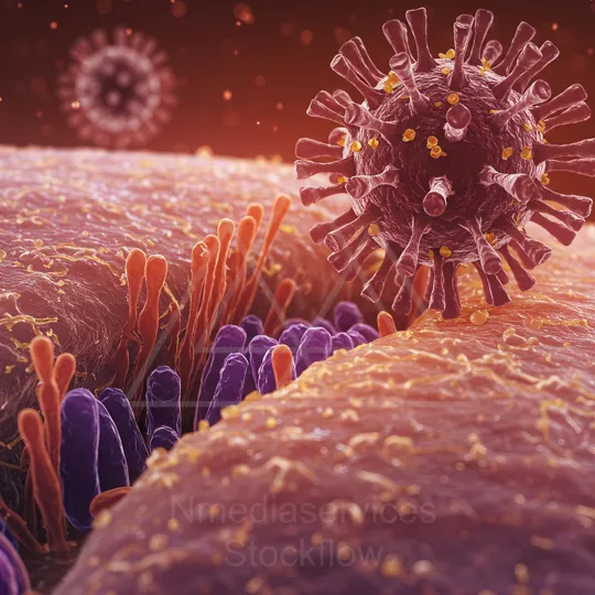 17 Micro 00 Virus on Membrane