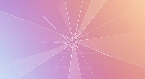 Abstract shattered glass effect with colorful gradient background — 8K royalty-free background stock photo