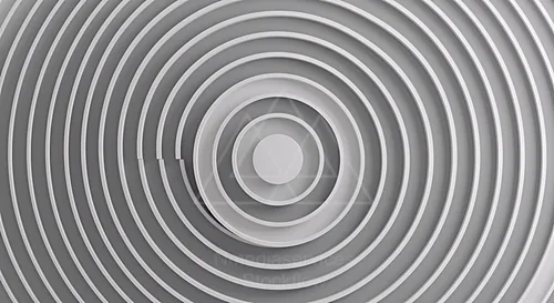 Abstract circular patterns in white and gray tones — 8K royalty-free background stock photo