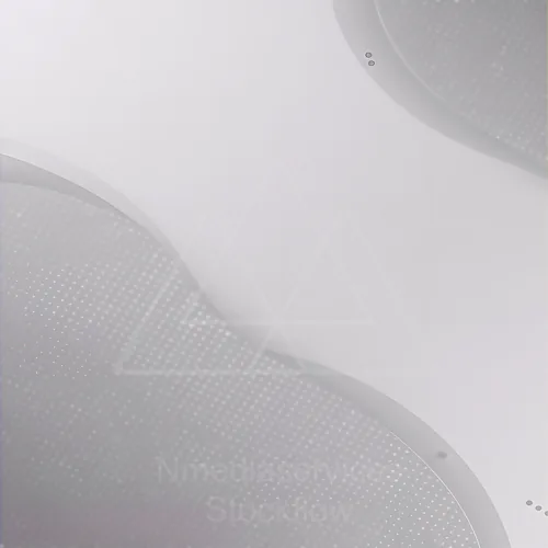 Abstract close-up of smooth white curves with soft shadows — 8K royalty-free background stock photo
