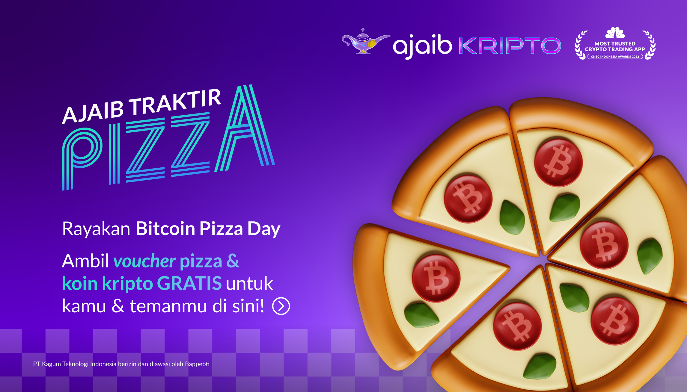 program bitcoin pizza day ajaib kripto