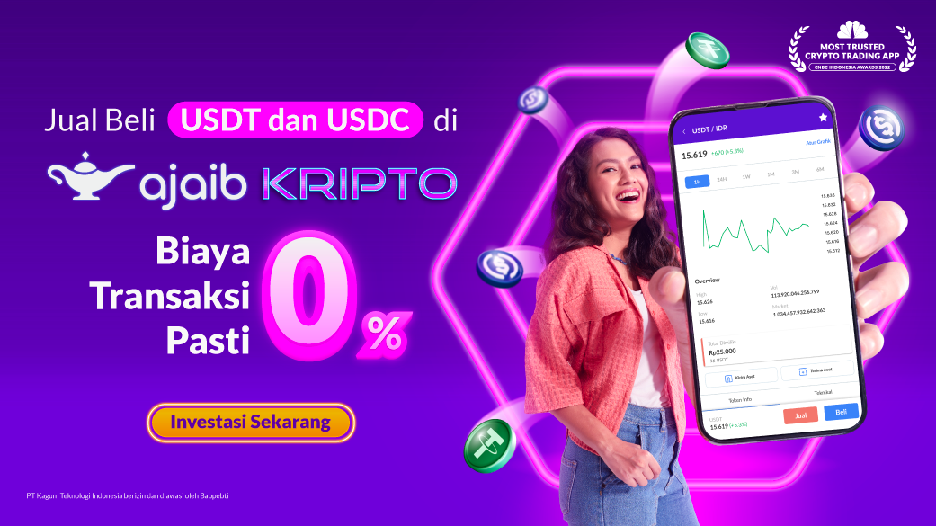 Investasi Stablecoin Di Ajaib Kripto Biaya Transaksi Pasti 0 Ajaib 