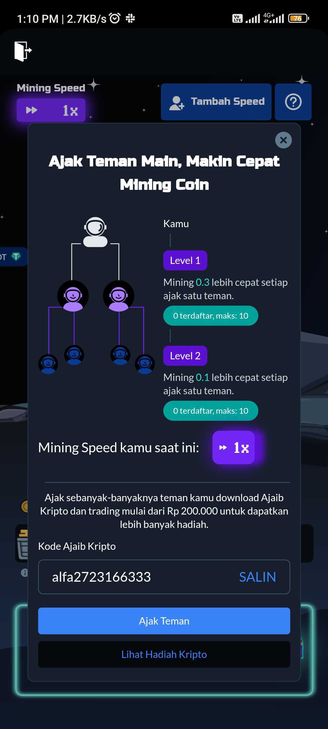 tips cepat menambang koin di ajaib kripto