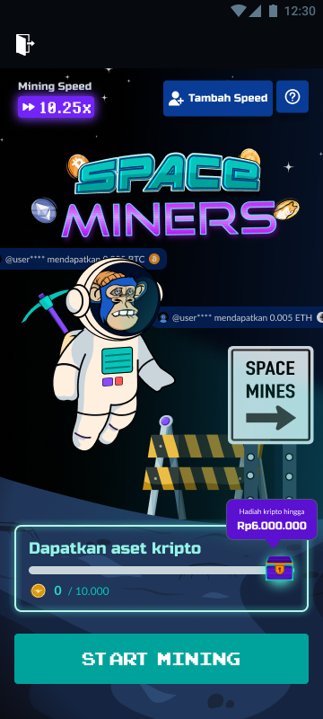 Space miners Ajaib Kripto