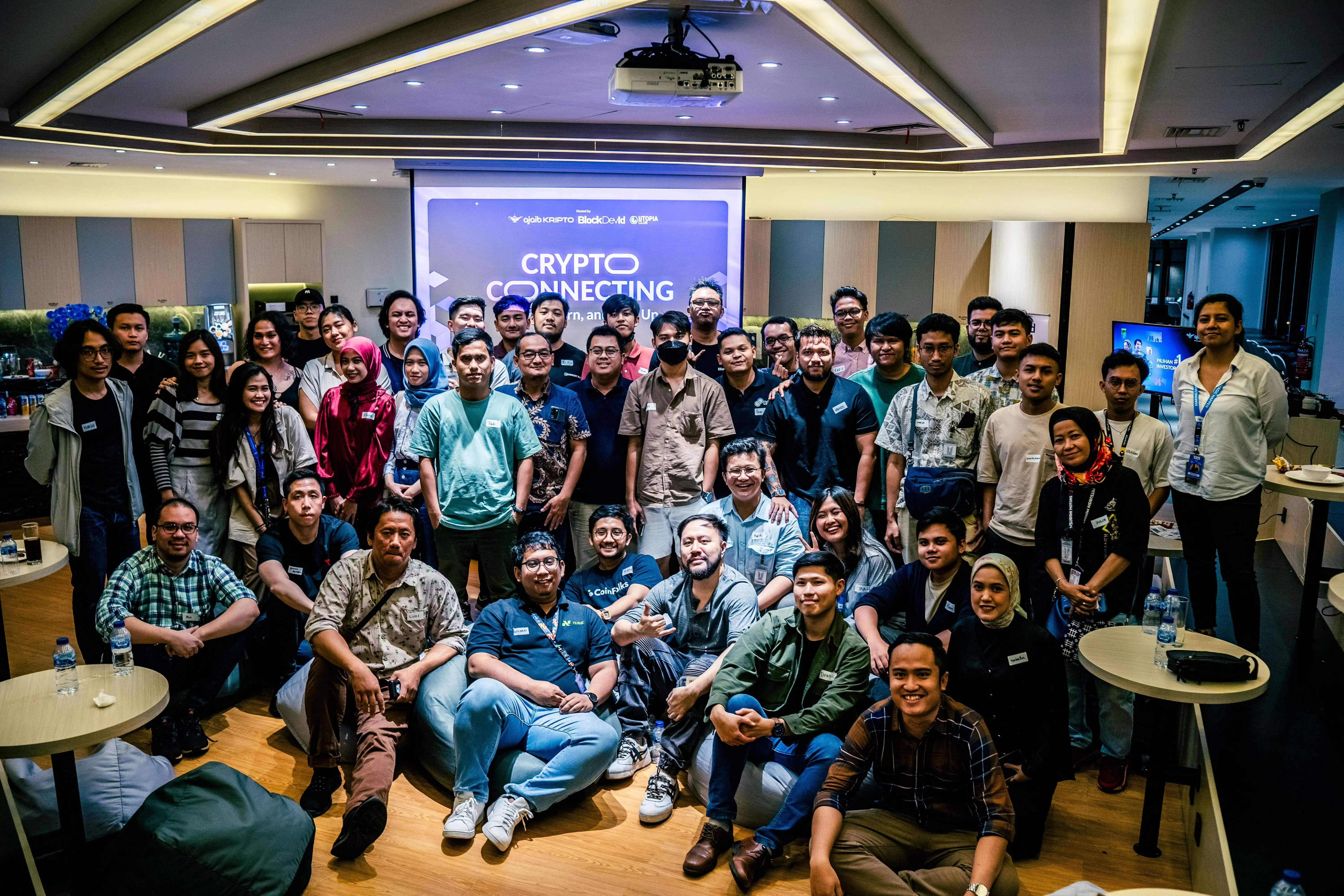 community gathering Ajaib Kripto bareng BlockDev & Utopia