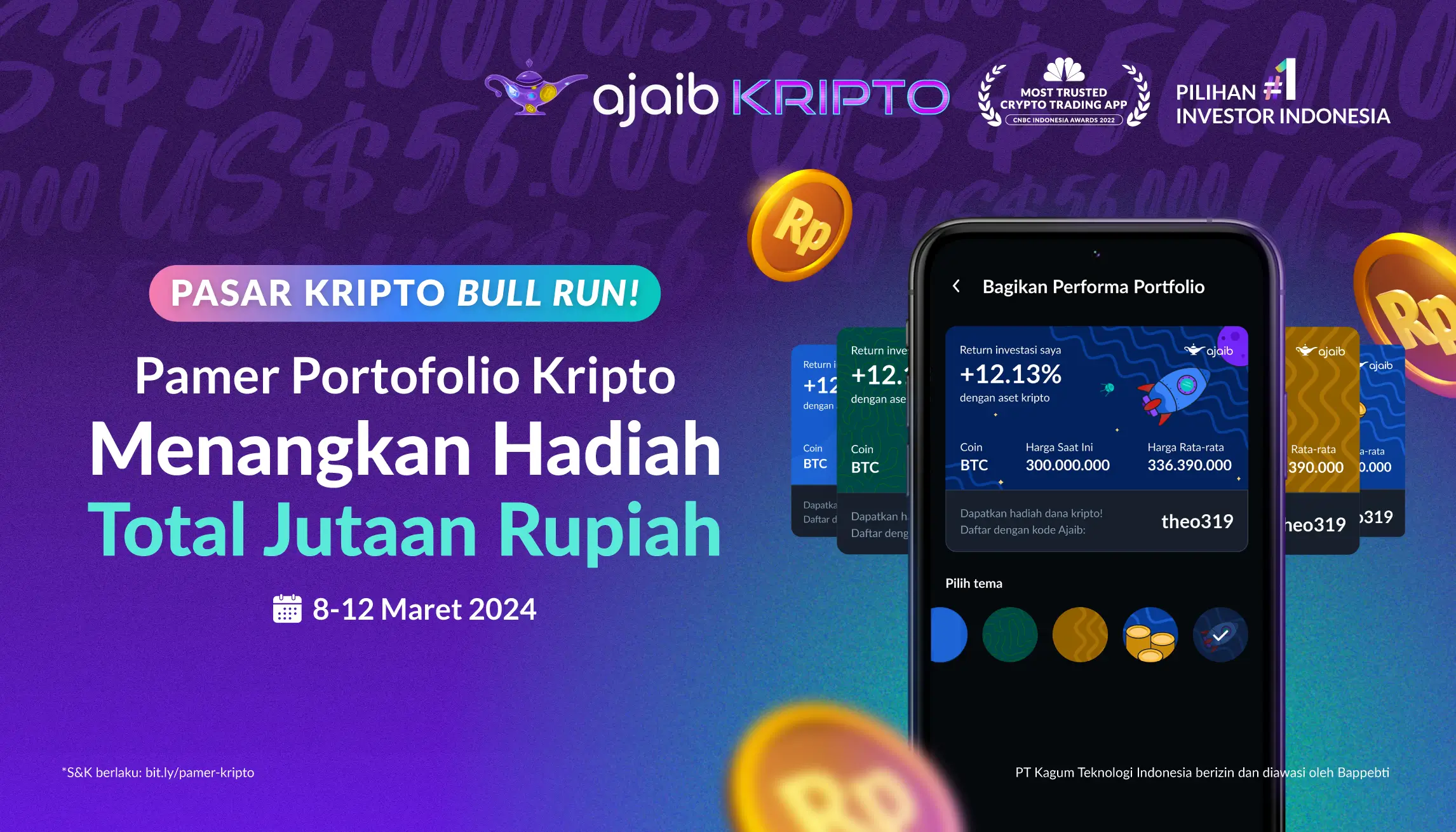 Pamer Portofolio Kripto community