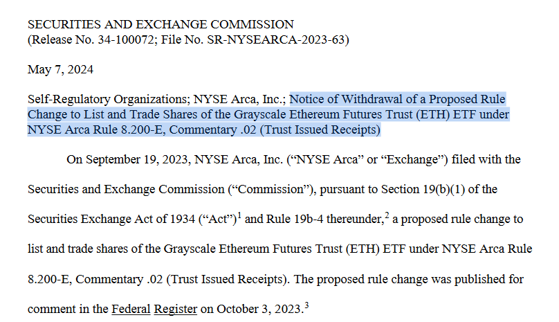 Grayscale’s notice of withdrawal (screenshot). Source: SEC