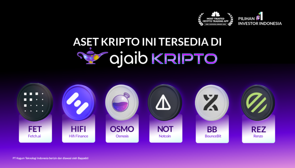 6 koin listing di aplikasi Ajaib Kripto