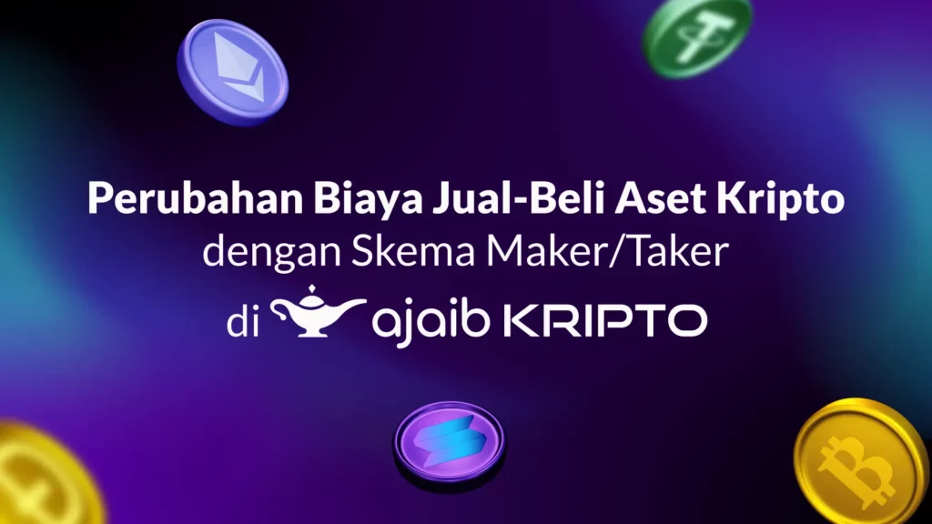 Perubahan biaya Ajaib Kripto dengan skema Maker/Taker