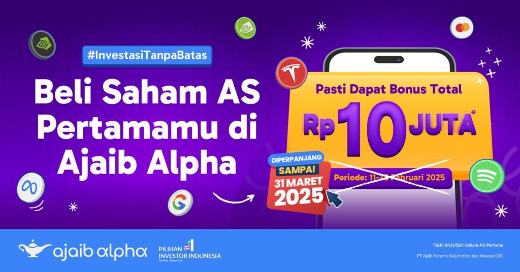 Beli Saham AS pertama di Ajaib Alpha