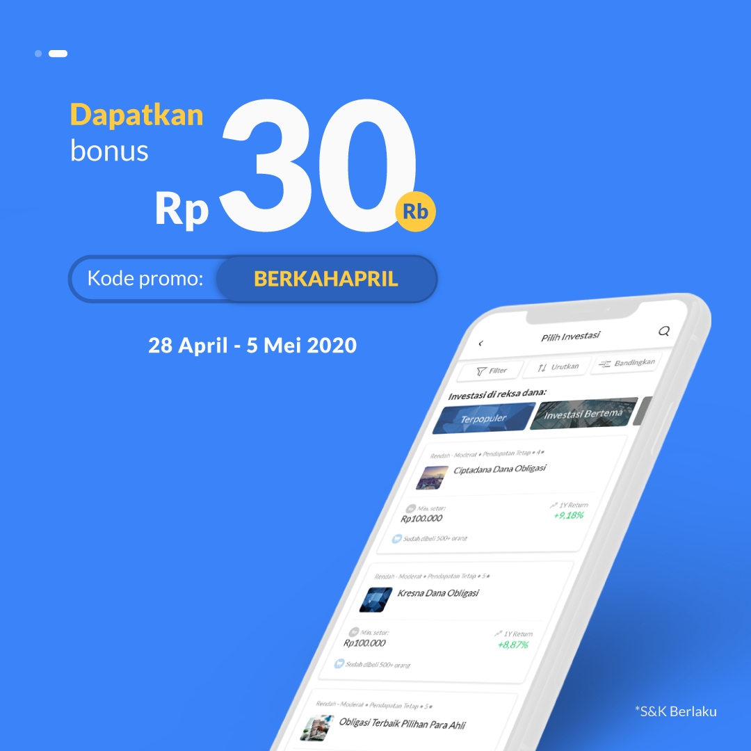 Berkah April Bonus Rp30.000