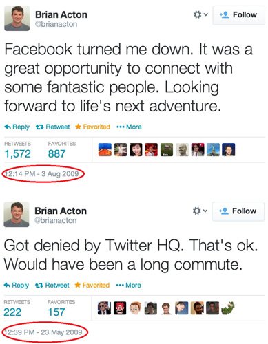 pendiri whatsapp ditolak twitter dan facebook