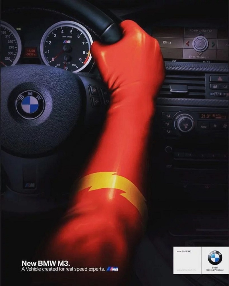 iklan kreatif bmw m3