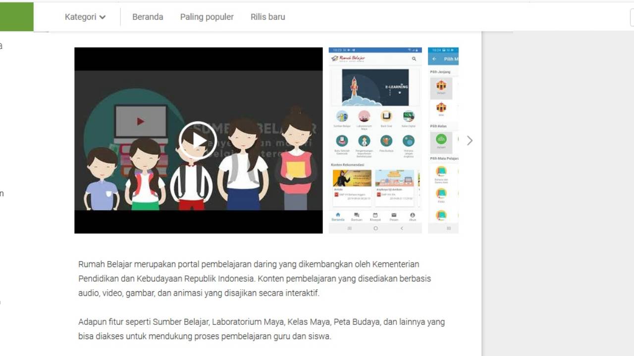 Aplikasi Belajar Online