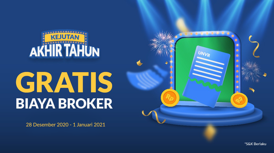 Kejutan Akhir Tahun Gratis Biaya Broker