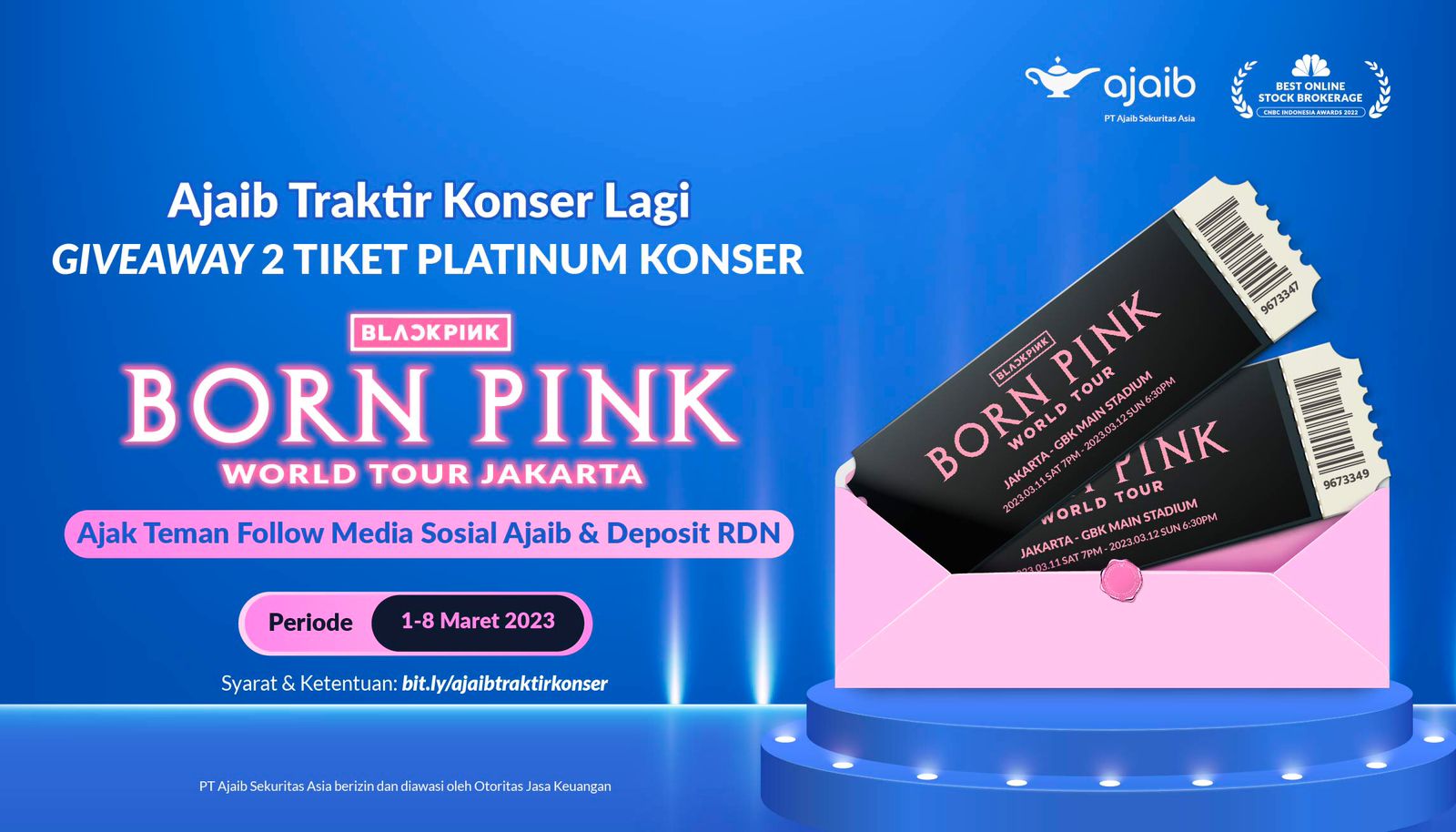 Ajaib traktir tiket konser blackpink