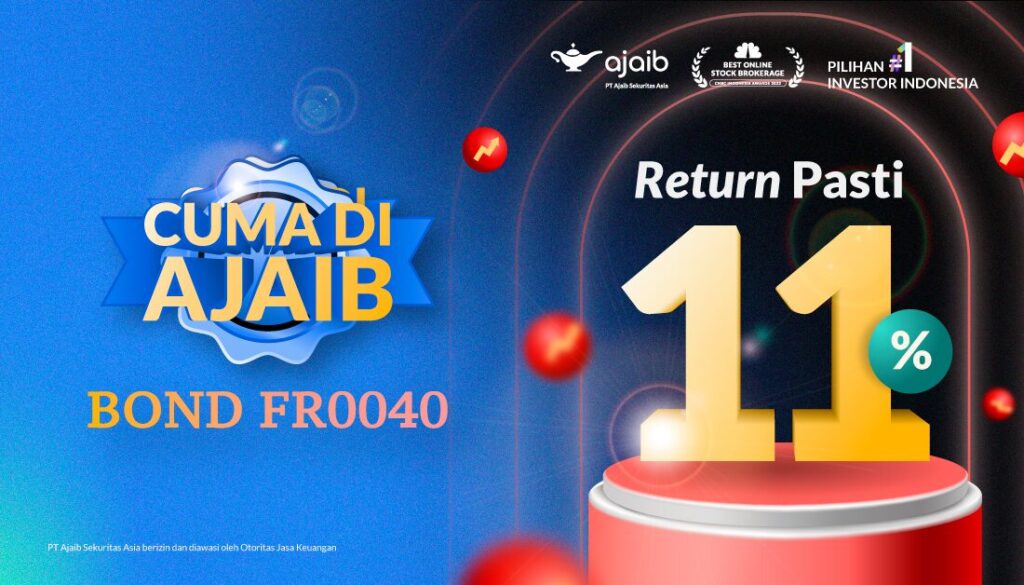 Cuma di Ajaib beli Obligasi return pasti 11%